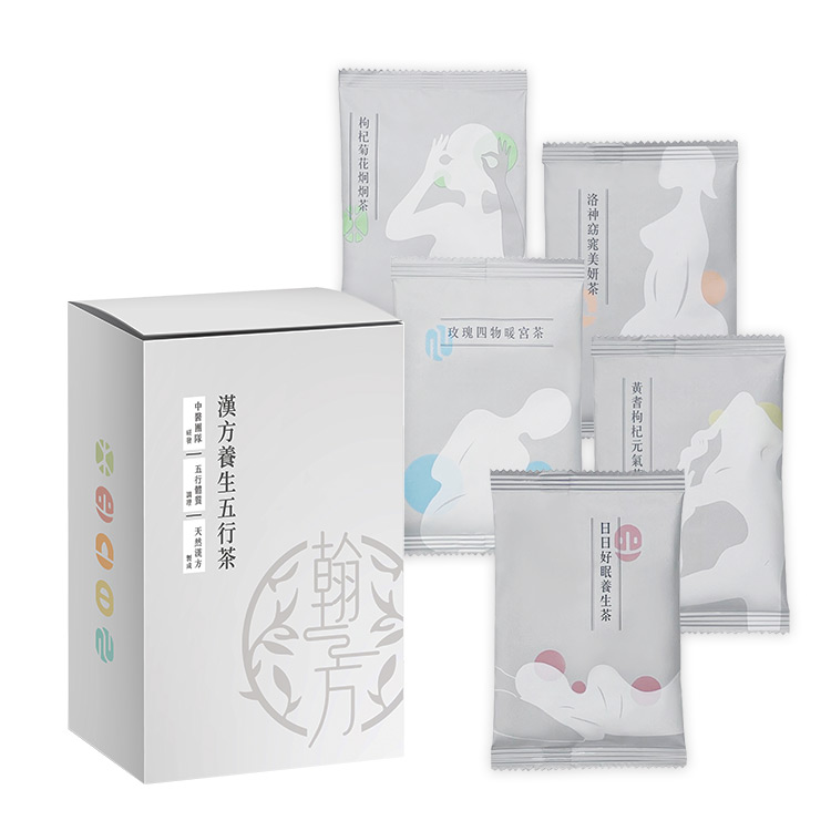 (贈品)漢方五行茶入門組（5款各1入）紙盒裝 